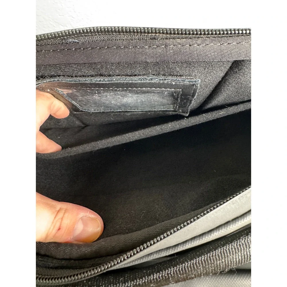 Wairworthy Black Stealth Solo Flight Bag Pilot Carry On Headset Pocket Hardsided